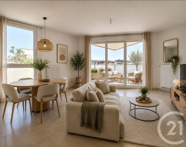 Appartement F3 à vendre - 3 pièces - 63.17 m2 - MONTPELLIER - 34 - LANGUEDOC-ROUSSILLON - Century 21 L'Agence Du Centre