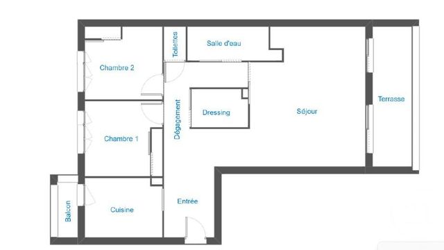 Appartement F4 à vendre - 4 pièces - 88.6 m2 - MONTPELLIER - 34 - LANGUEDOC-ROUSSILLON - Century 21 L'Agence Du Centre